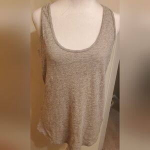 CAbi styles 557 & 539 Shrunken sweatshirt and Mix tank, heather grey, sz Med
